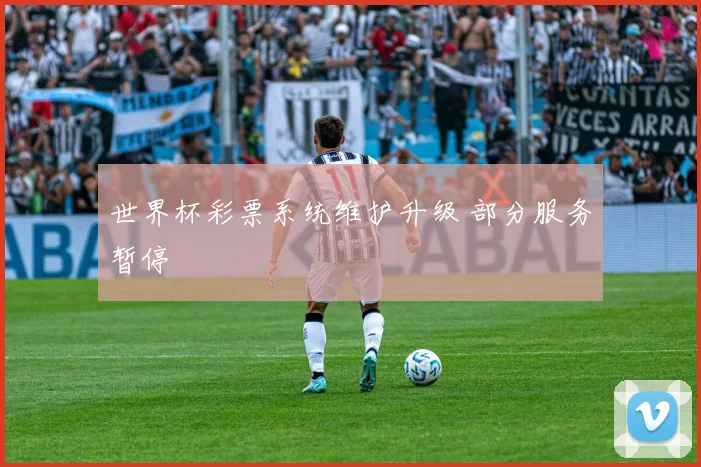 世界杯彩票系统维护升级 部分服务暂停
